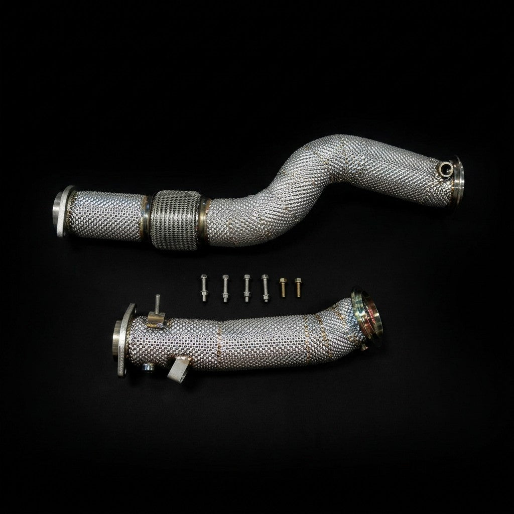 HYFLOW™ チタン 触媒レスダウンパイプ BMW M3 G80 / M4 G82（S58）