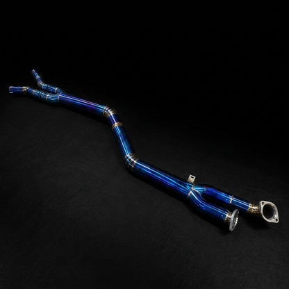 HYFLOW™ チタン ダウンパイプ＋シングルミッドパイプ BMW M3 G80 / M4 G82（S58）