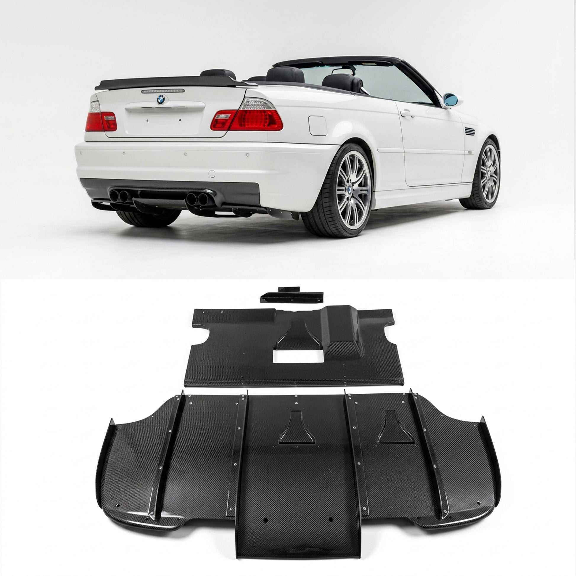 CARBONTECH™ Carbon Rear Diffuser - BMW 3 Series E46