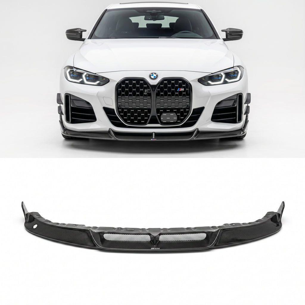 CARBONTECH™ ドライカーボン フロントリップ - BMW 4シリーズ G26 M50