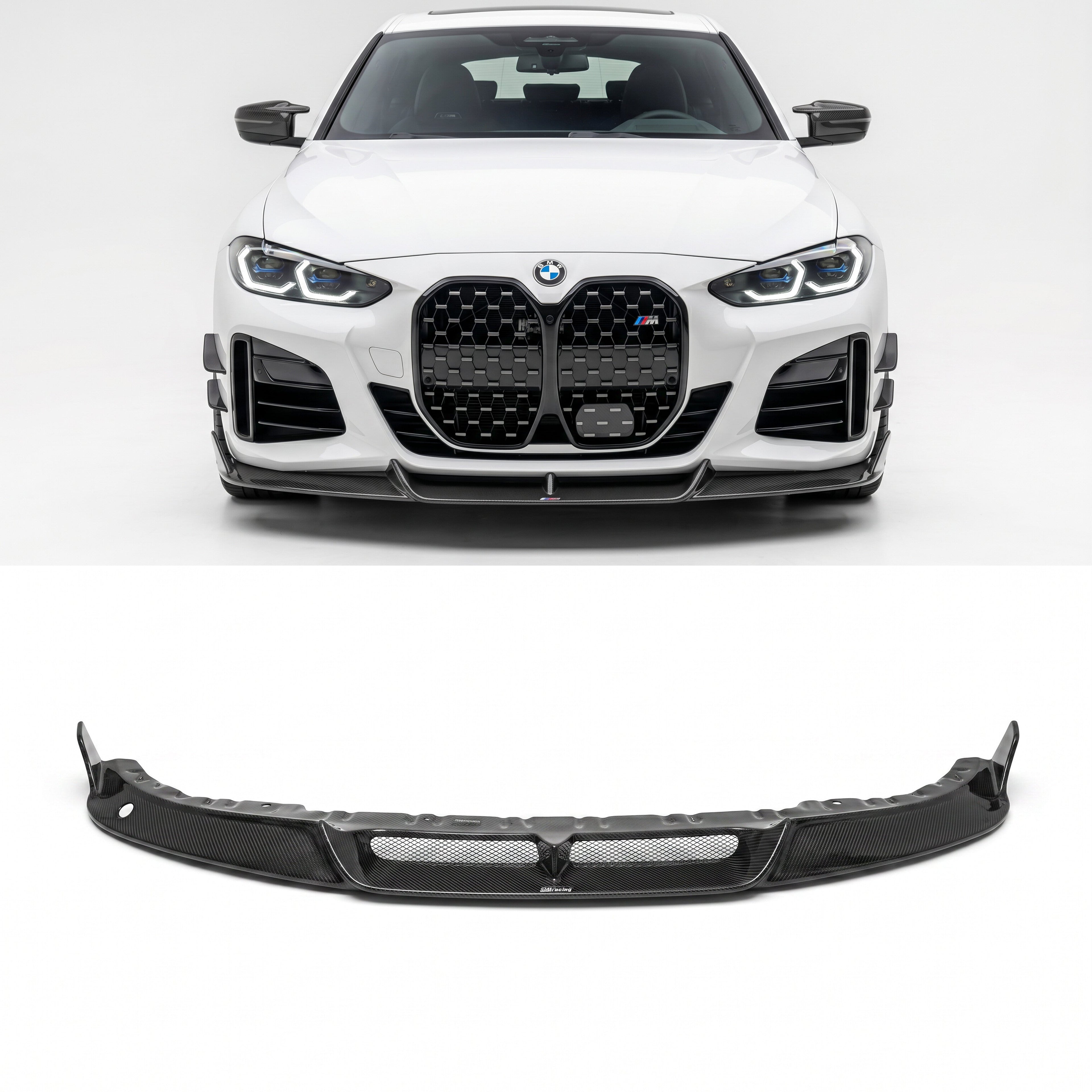 CARBONTECH™ ドライカーボン フロントリップ - BMW 4シリーズ G26 M50
