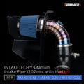 INTAKETECH™ チタンインテークパイプ（102mm・インレット付き） - BMW M240i G42 / M340i G20 / M440i G22（B58 GEN2）