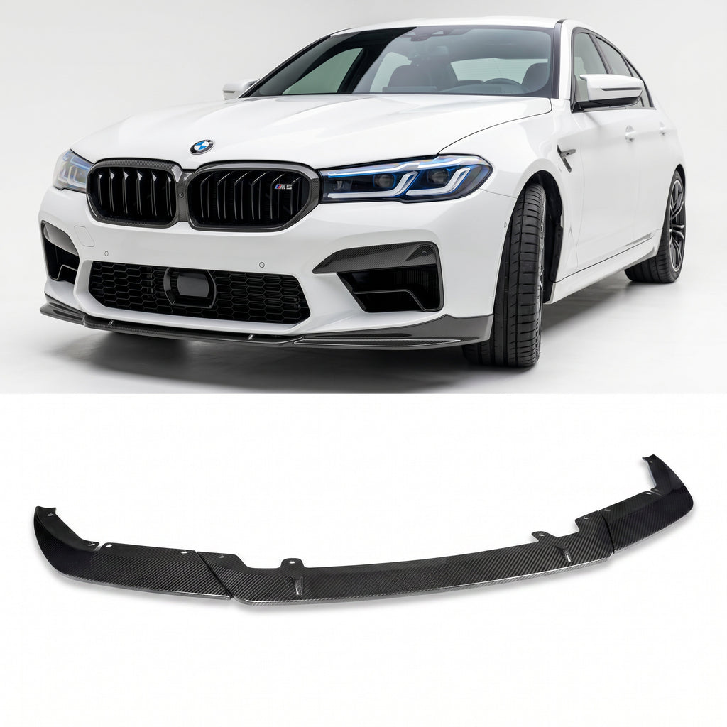 CARBONTECH™ ドライカーボン フロントリップ - BMW F90