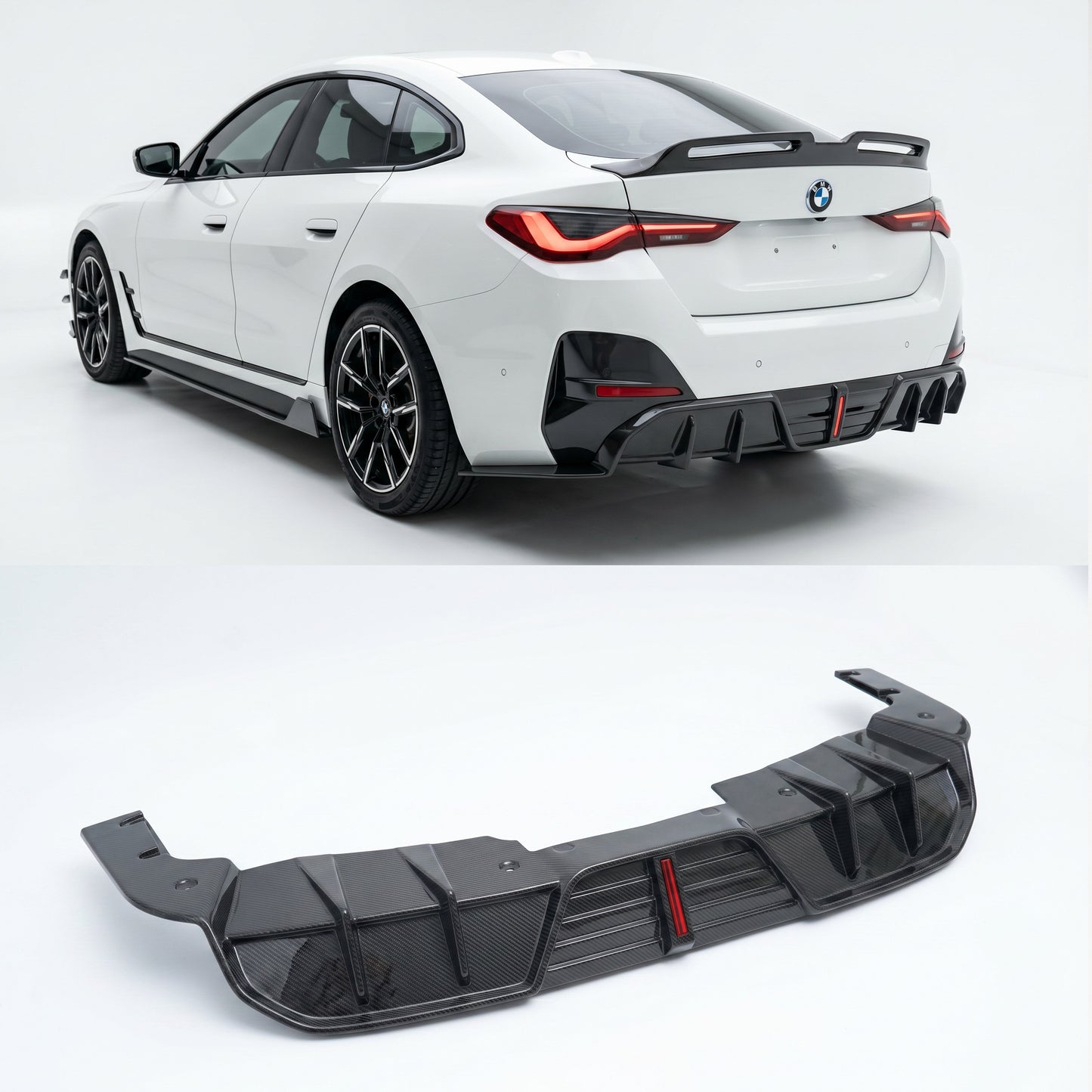 CARBONTECH™ ドライカーボン リアディフューザー - BMW 4シリーズ G26