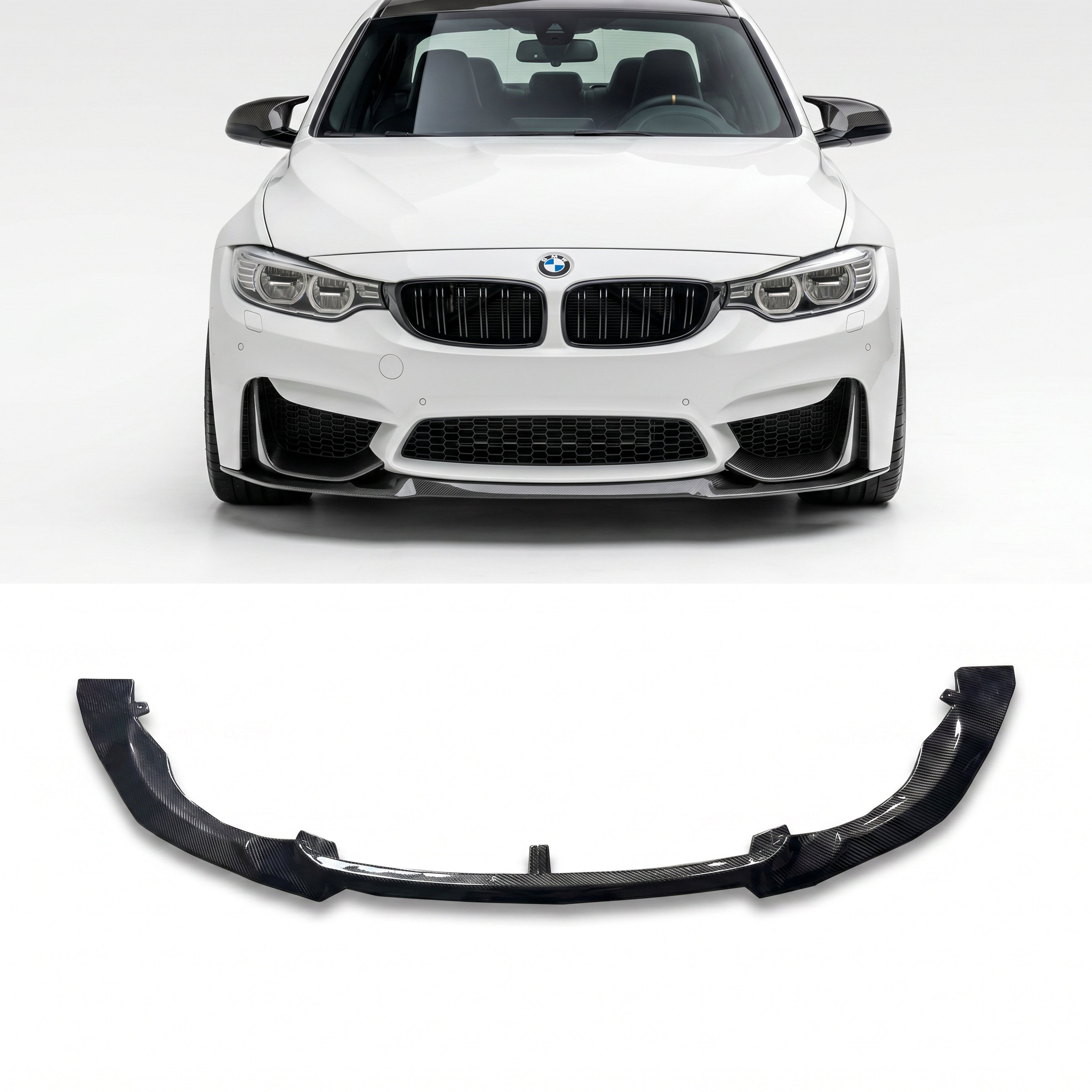CARBONTECH™ カーボン フロントリップ - BMW 4シリーズ F80 / F82 / F83