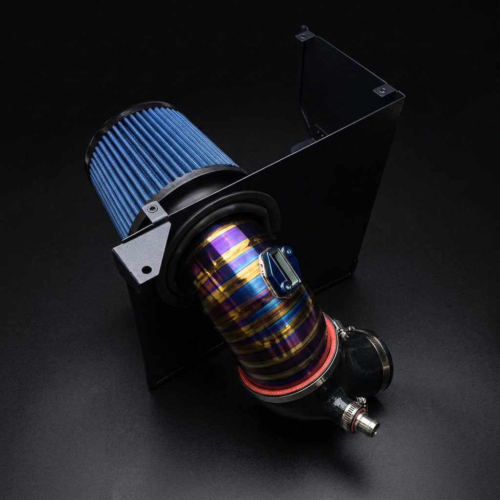 INTAKETECH™ チタンインテークパイプ（102mm・インレット付き） - BMW M240i G42 / M340i G20 / M440i G22（B58 GEN2）