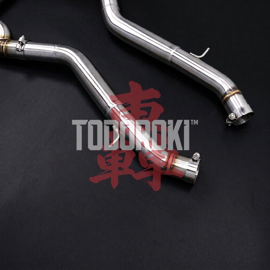 TODOROKI™ REAR ワンオフ 可変バルブリアピースマフラー BMW M3 G80・G81/M4 G82・G83/M2 G87（S58） 画像5