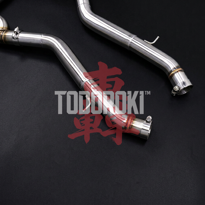 TODOROKI™ REAR ワンオフ 可変バルブリアピースマフラー BMW M3 G80・G81/M4 G82・G83/M2 G87（S58） 画像5