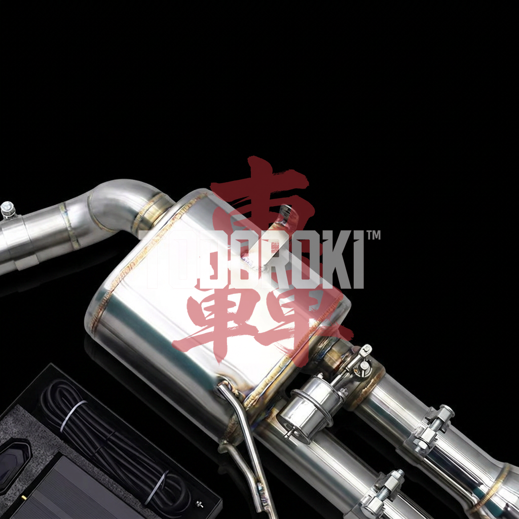 TODOROKI™ VALVE RS ワンオフ デュアルZパイプ可変バルブマフラー｜BMW M3 E90 / E92 / E93（S65）用