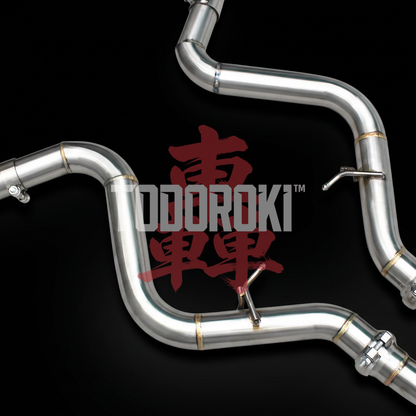 TODOROKI™ VALVE RS ワンオフ デュアルZパイプ可変バルブマフラー｜BMW M3 E90 / E92 / E93（S65）用