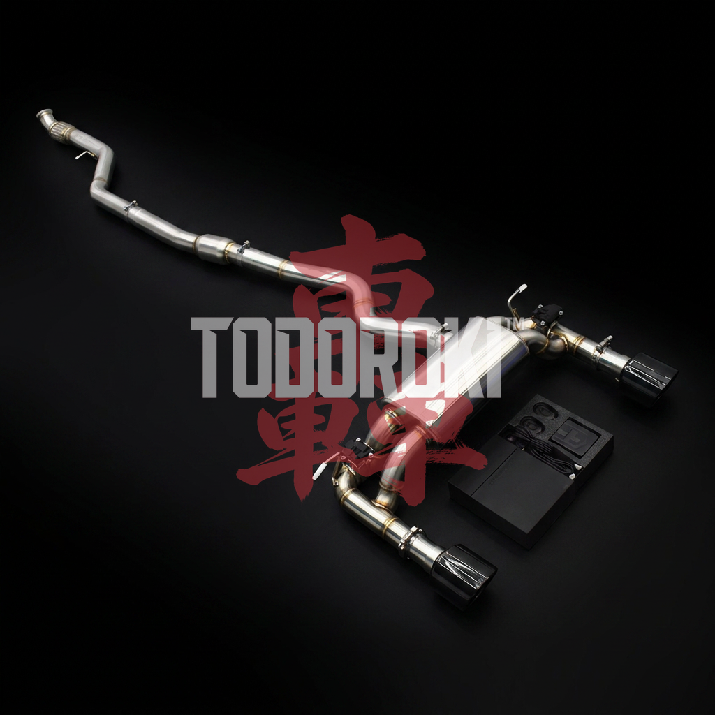 TODOROKI™ VALVE RS ワンオフ 可変バルブマフラー｜BMW 335i / 340i F30 / F31 / F34（N55 / B58）用