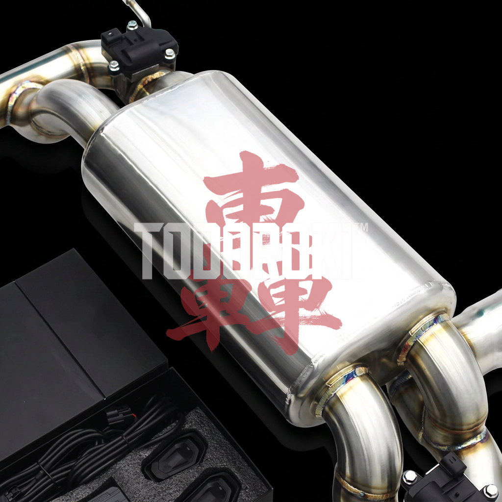 TODOROKI™ VALVE RS ワンオフ 可変バルブマフラー｜BMW 335i / 340i F30 / F31 / F34（N55 / B58）用