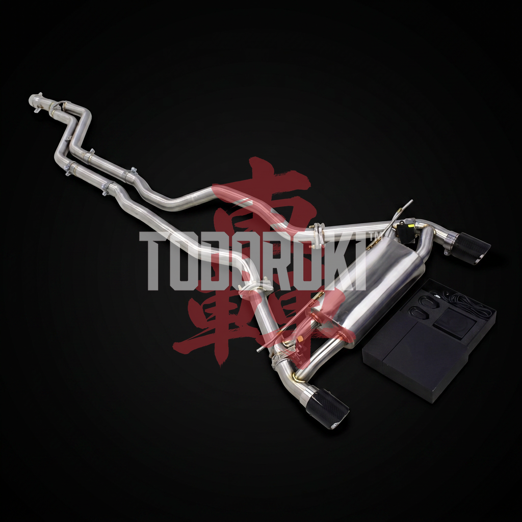 TODOROKI™ VALVE RS ワンオフ 可変バルブマフラー｜BMW M140i F20 / F21（B58）用