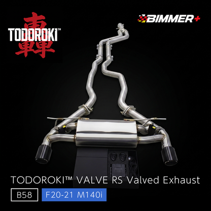TODOROKI™ VALVE RS 可変バルブマフラー｜BMW M140i F20 / F21（B58）用