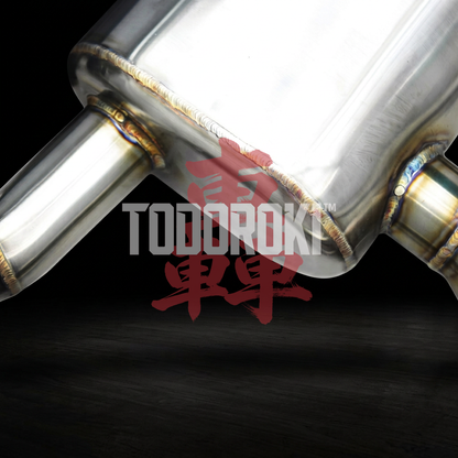 TODOROKI™ VALVE RS ワンオフ Zパイプ等長キャットバック可変バルブマフラー｜BMW M2 Competition F87（S55）用