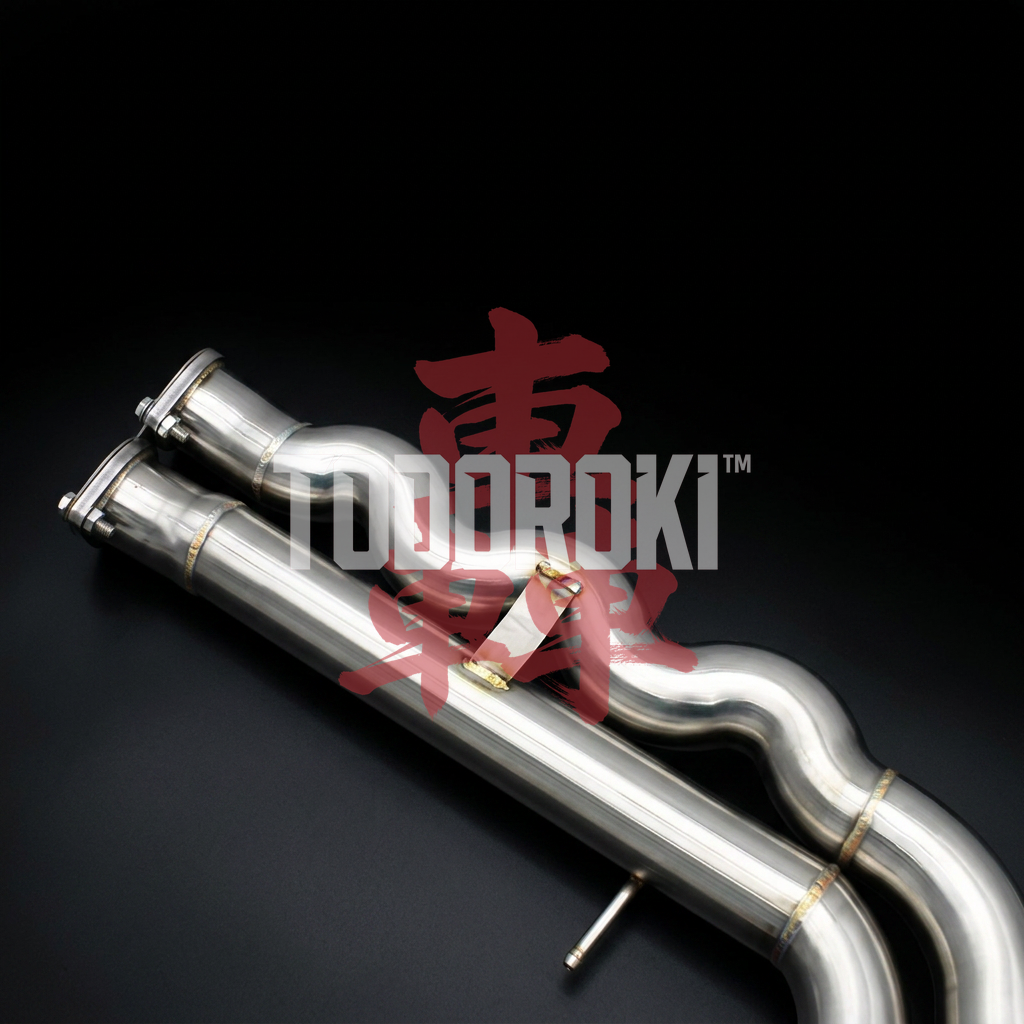 TODOROKI™ VALVE RS ワンオフ Zパイプ等長キャットバック可変バルブマフラー｜BMW M2 Competition F87（S55）用