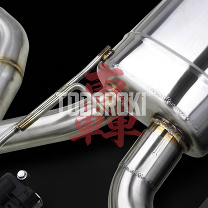 TODOROKI™ VALVE RS ワンオフ 可変バルブマフラー｜BMW M2 F87（N55）用