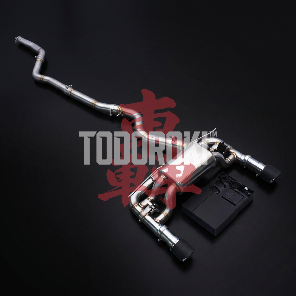 TODOROKI™ VALVE RS ワンオフ 可変バルブマフラー｜BMW M240i F22（B58）用