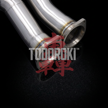 TODOROKI™ VALVE RS ワンオフ 等長中間キャットバック可変バルブマフラー｜BMW M3 F80 / M4 F82・F83（S55）用
