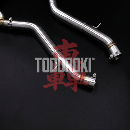 TODOROKI™ VALVE RS ワンオフ Zパイプ等長キャットバック可変バルブマフラー BMW M3 G80・G81/M4 G82・G83/M2 G87（S58） 画像5