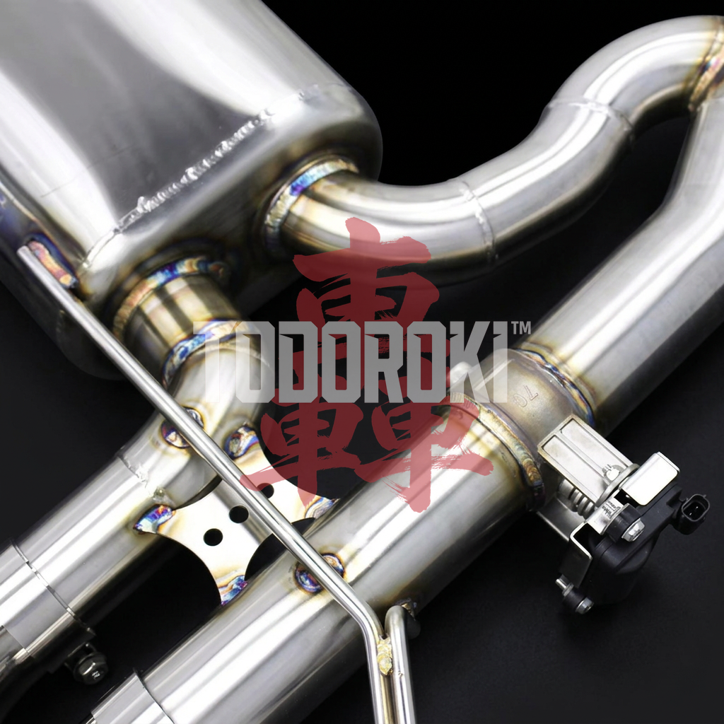 TODOROKI™ VALVE RS ワンオフ Zパイプ等長キャットバック可変バルブマフラー BMW M3 G80・G81/M4 G82・G83/M2 G87（S58） 画像6