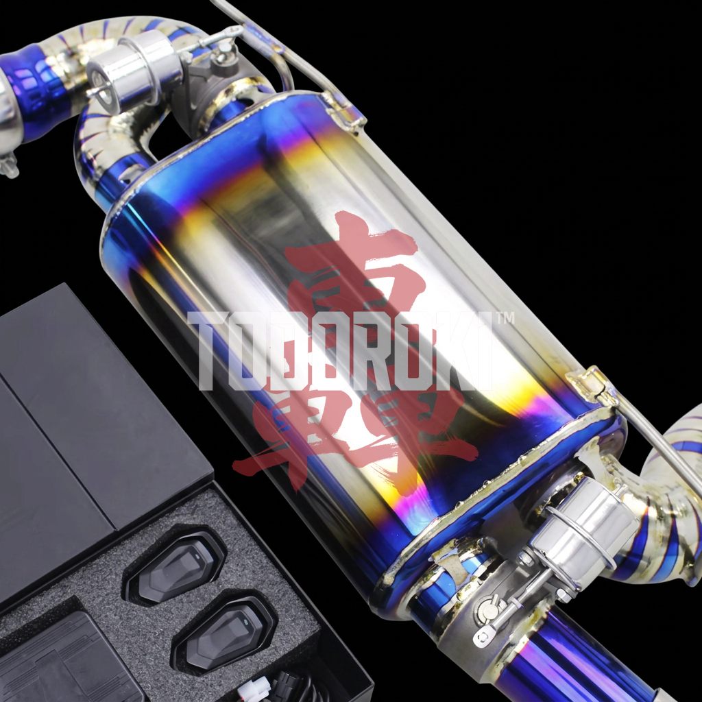 TODOROKI™ VALVE RS TITANIUM ワンオフ フルチタン可変バルブマフラー｜BMW 435i / 440i F32 / F33 / F36（N55 / B58）用
