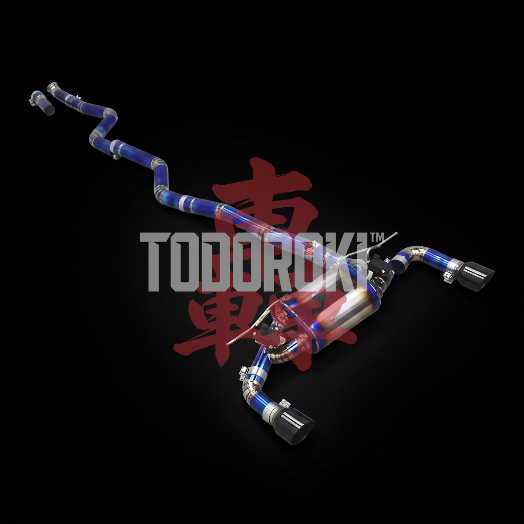 TODOROKI™ VALVE RS TITANIUM ワンオフ フルチタン可変バルブマフラー｜BMW M140i F20 / F21（B58）用