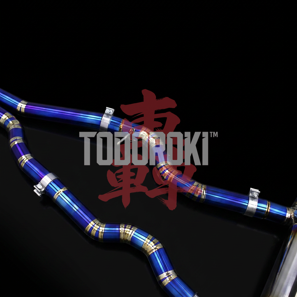 TODOROKI™ VALVE RS TITANIUM ワンオフ フルチタン可変バルブマフラー｜BMW M240i G42 / M340i G20 / M440i G22・G23・G26（B58）用