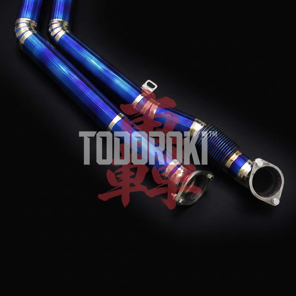 TODOROKI™ VALVE RS TITANIUM ワンオフ Zパイプ等長フルチタン可変バルブマフラー BMW M3 G80・G81/M4 G82・G83/M2 G87（S58） 画像6