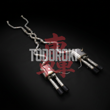 TODOROKI™ VALVE RS ワンオフ Xパイプ可変バルブマフラー｜BMW M3 E90 / E92 / E93（S65）用