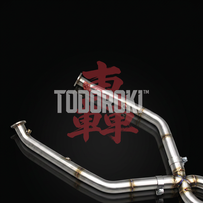 TODOROKI™ VALVE RS ワンオフ Xパイプ可変バルブマフラー｜BMW M3 E90 / E92 / E93（S65）用